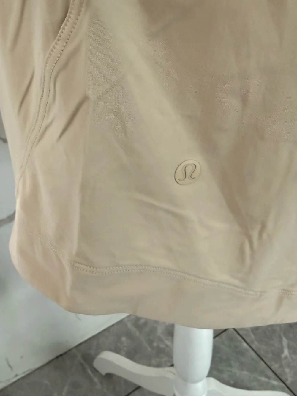 lululemon Beige Short Sleeve Romper